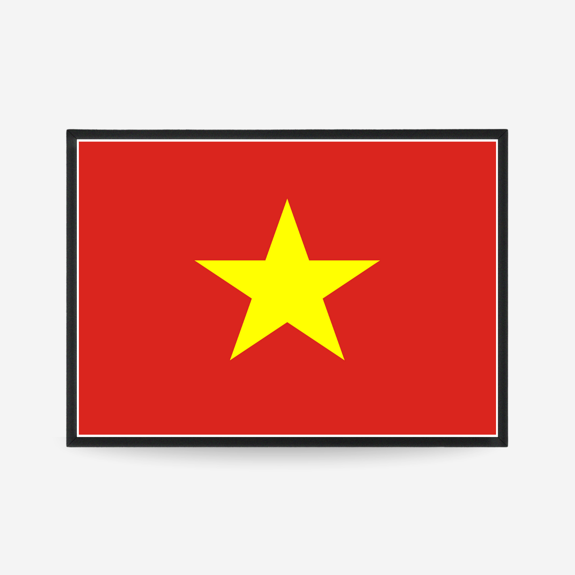 Poster of the flag of vietnam 