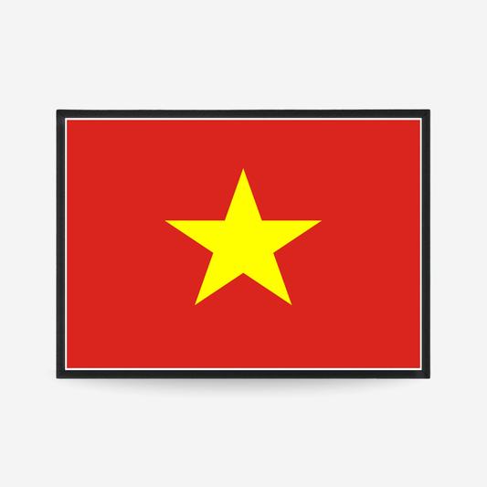 Poster of the flag of vietnam 
