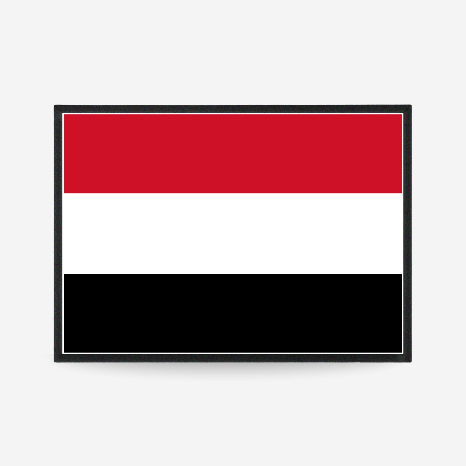 Poster of the flag of yemen 